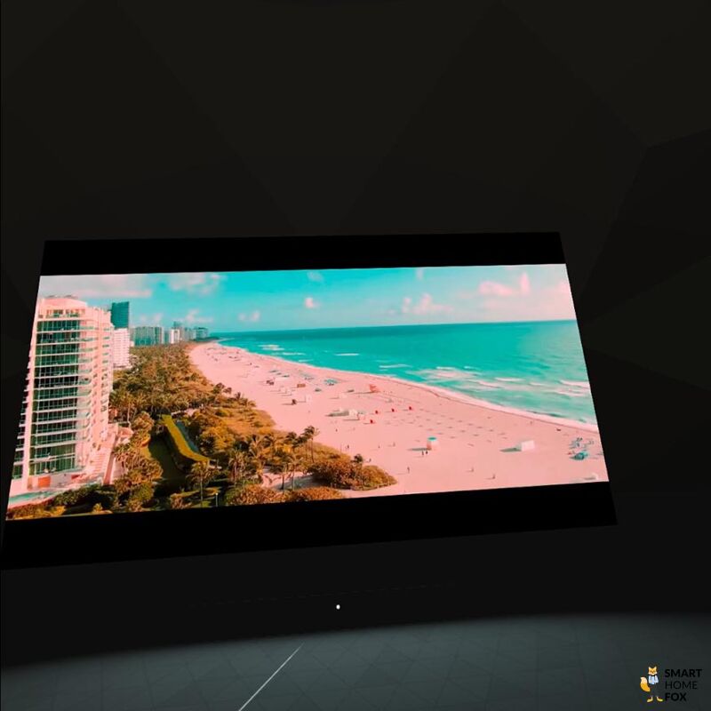 “Virtueller Bildschirm” beim Fernsehen mit der Quest 2 - wie im Kino